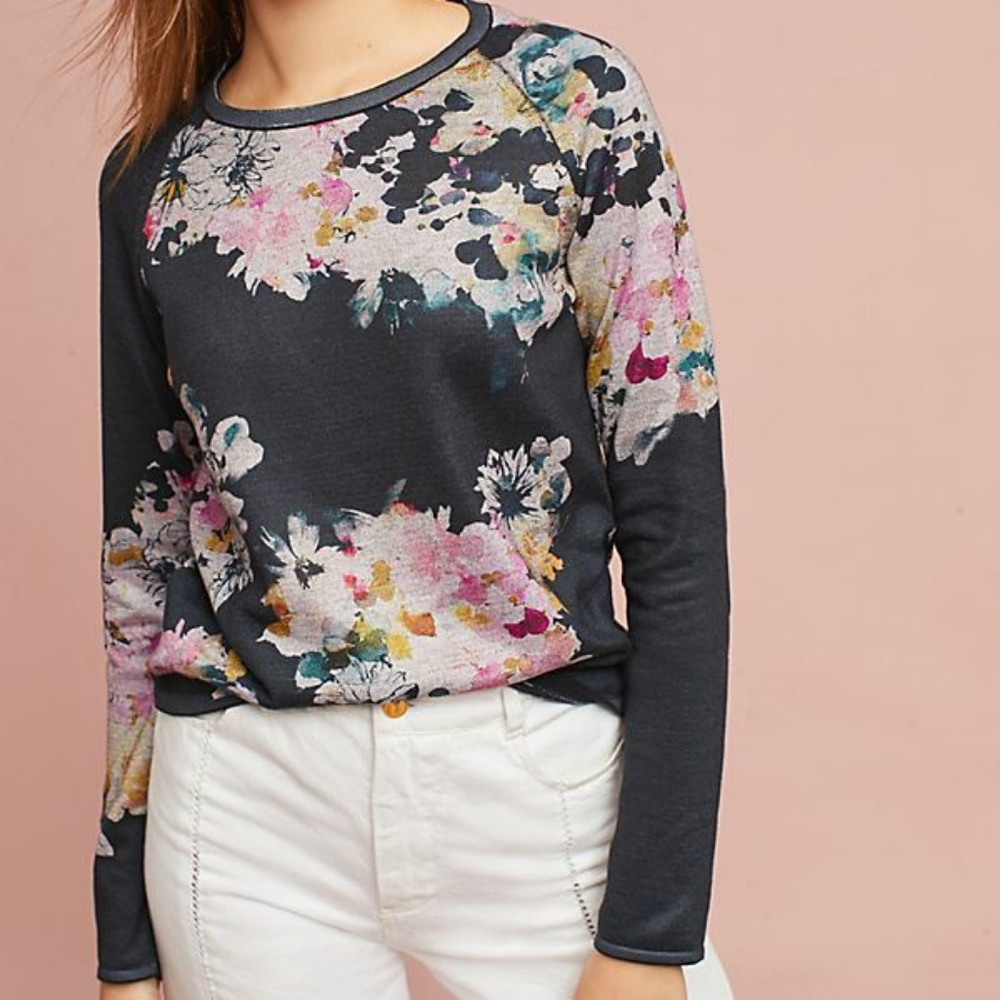 ❌SOLD❌ Rayma Floral Pullover by Maeve